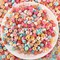 1000pcs Acrylic Small Letter Beads Round Letter Beads Colorful Acrylic with Gold Letter Alphabet for Jewelry Making Alphabet Beads